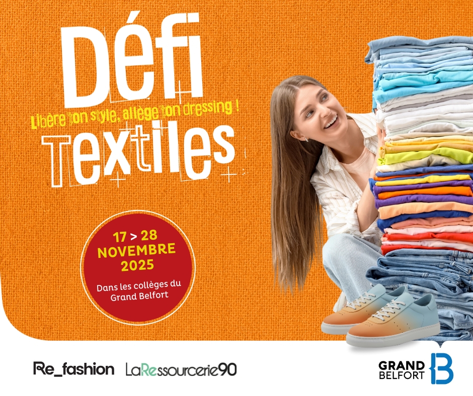 Défi Textiles : les collégiens du Grand Belfort relèvent le challenge du tri
