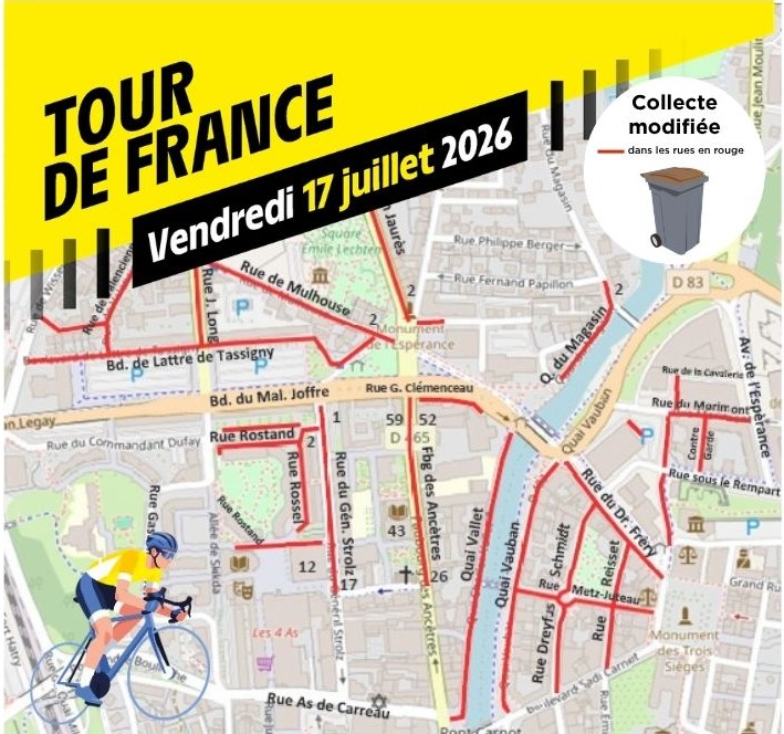 Déchets : la collecte s’adapte au passage du Tour de France