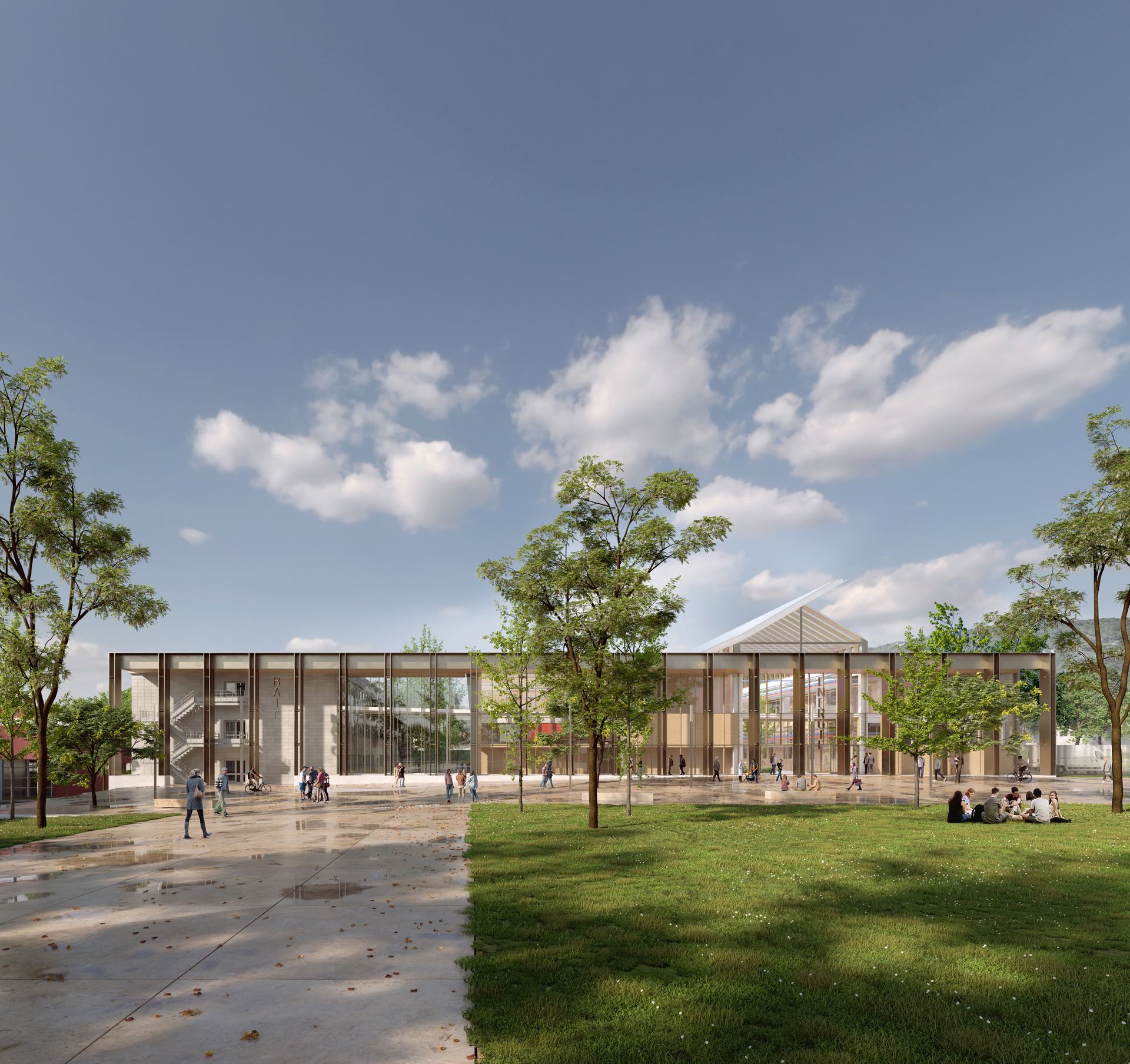 Projet Éco-Campus : le campus du futur s’installe au Techn’Hom